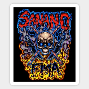 Sanano Skull Magnet